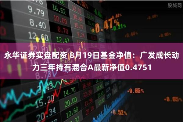 永华证券实盘配资 8月19日基金净值：广发成长动力三年持有混合A最新净值0.4751